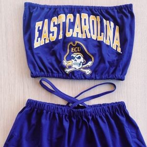 Cropped ECU game day set